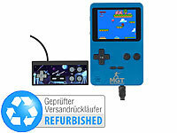MGT Mobile Games Technology 2in1-Retro-Spielekonsole, 7-cm-Farbdisplay (2,8"), Versandrückläufer; Retro-Videospiel-Controller mit TV-Anschluss Retro-Videospiel-Controller mit TV-Anschluss 