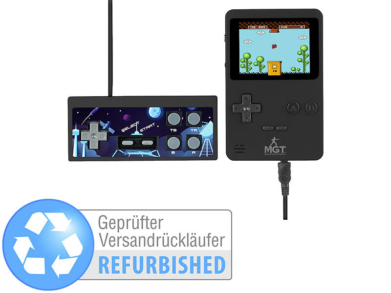 ; Retro-Videospiel-Controller mit TV-Anschluss 