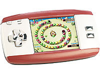 MGT Mobile Games Technology 12in1 Handheld-PocketGame "Style" inkl. 12 Spielen; Retro-Videospiel-Controller mit TV-Anschluss 