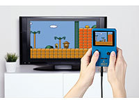 ; Retro-Videospiel-Controller mit TV-Anschluss Retro-Videospiel-Controller mit TV-Anschluss Retro-Videospiel-Controller mit TV-Anschluss 