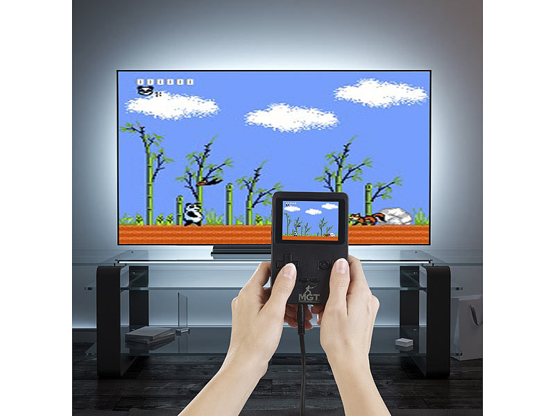 ; Retro-Videospiel-Controller mit TV-Anschluss Retro-Videospiel-Controller mit TV-Anschluss 